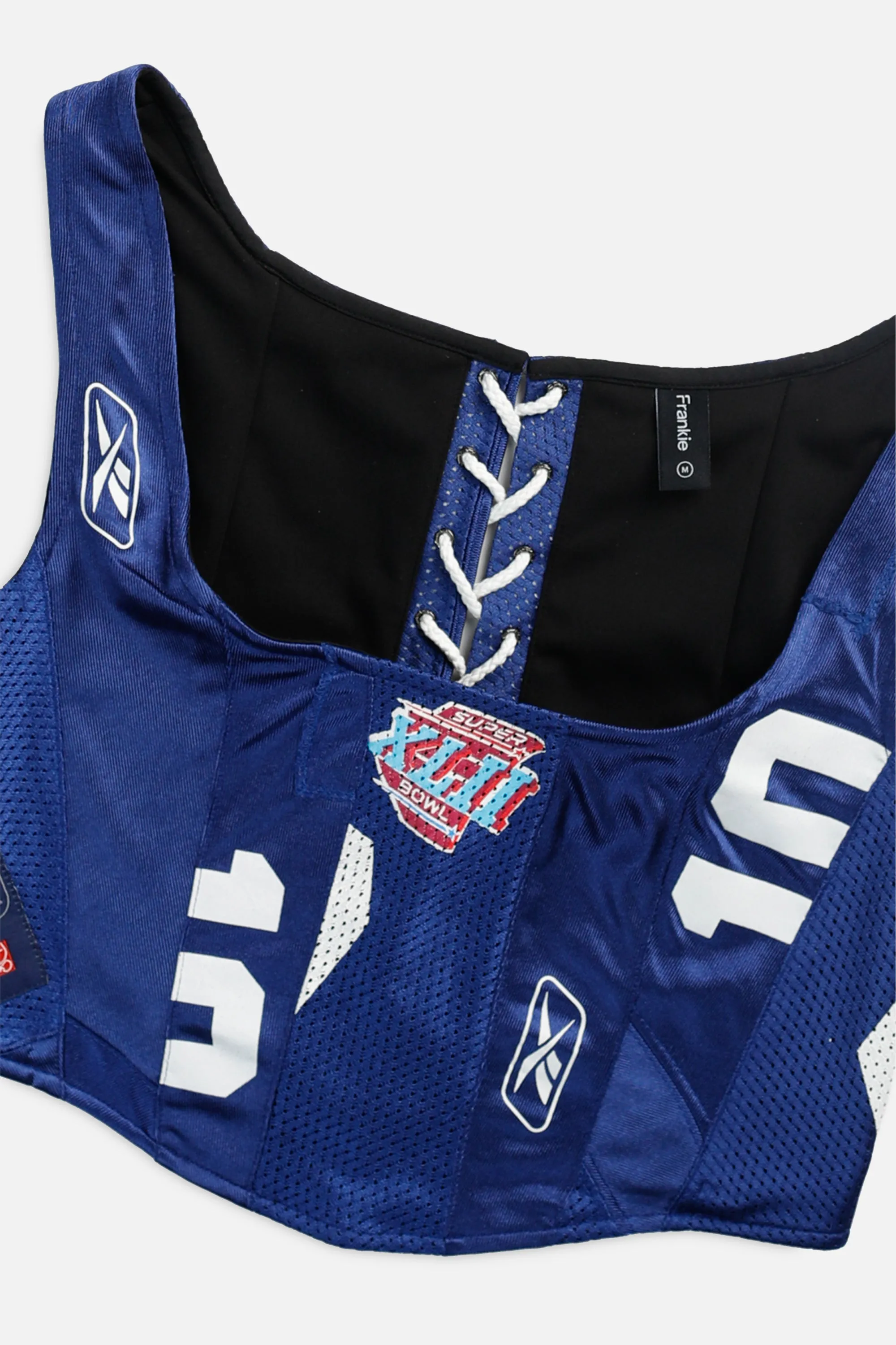 Rework NY Giants NFL Corset - M Frankie
