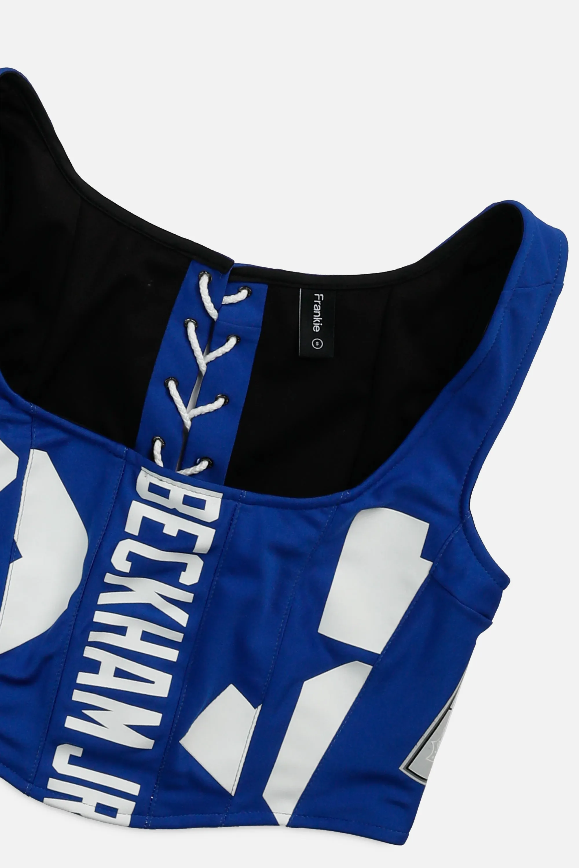 Rework NY Giants NFL Corset - S Frankie