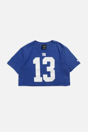 Rework NY Giants NFL Crop Tee - XS Frankie
