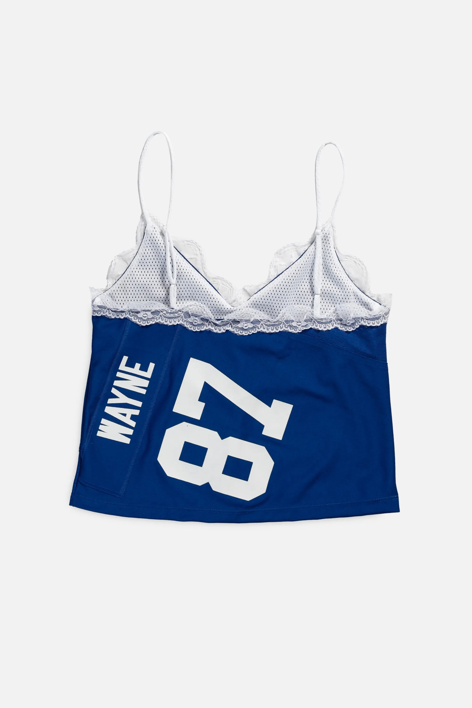 Rework NY Jets Lace Tank - M Frankie