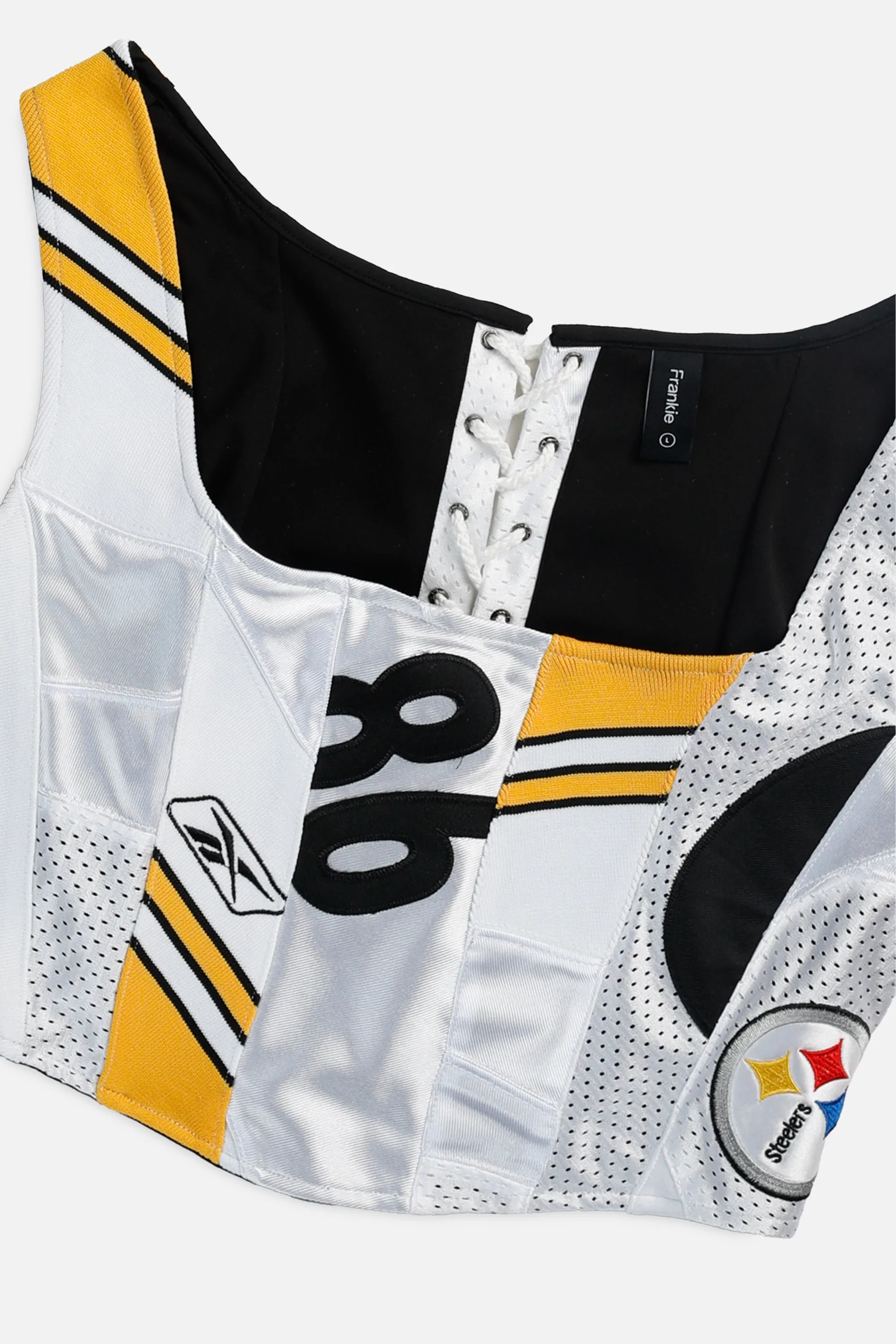 Rework Pittsburgh Steelers NFL Corset - L Frankie