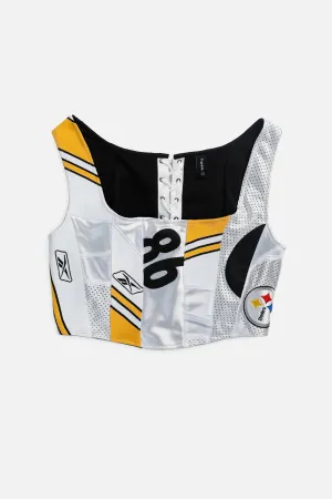 Rework Pittsburgh Steelers NFL Corset - L Frankie