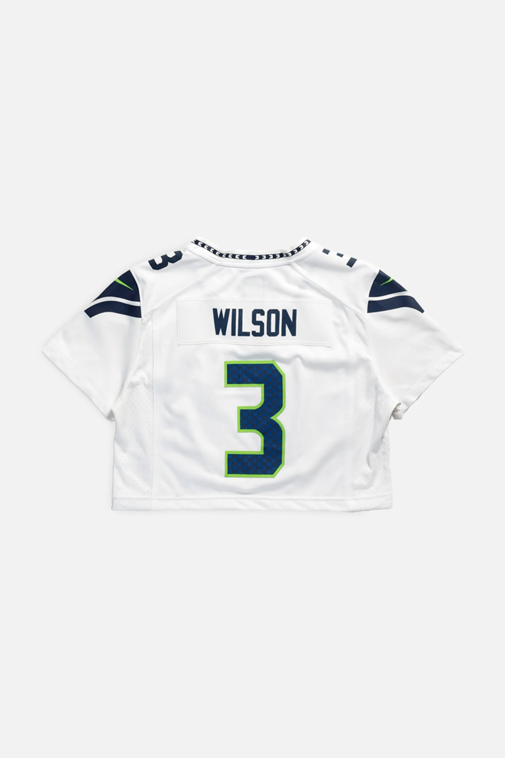 Rework Seattle Seahawks Crop NFL Jersey - M Frankie