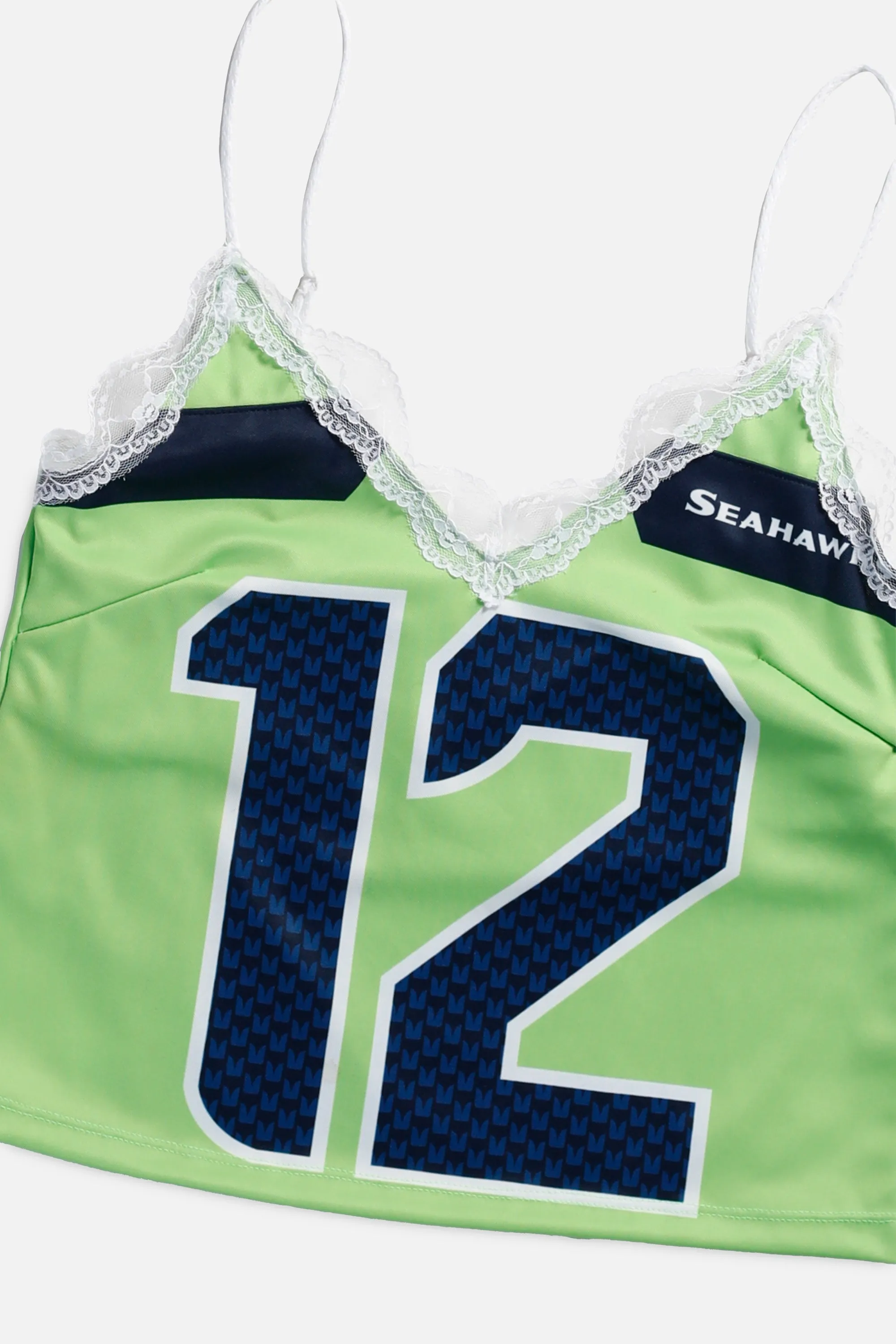Rework Seattle Seahawks Lace Tank - S Frankie
