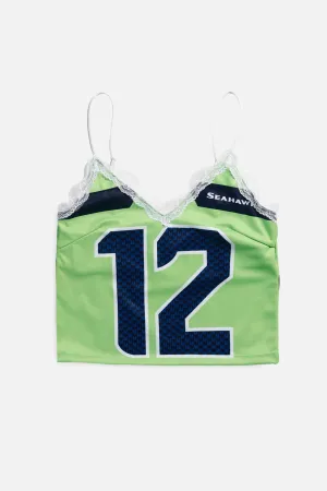 Rework Seattle Seahawks Lace Tank - S Frankie