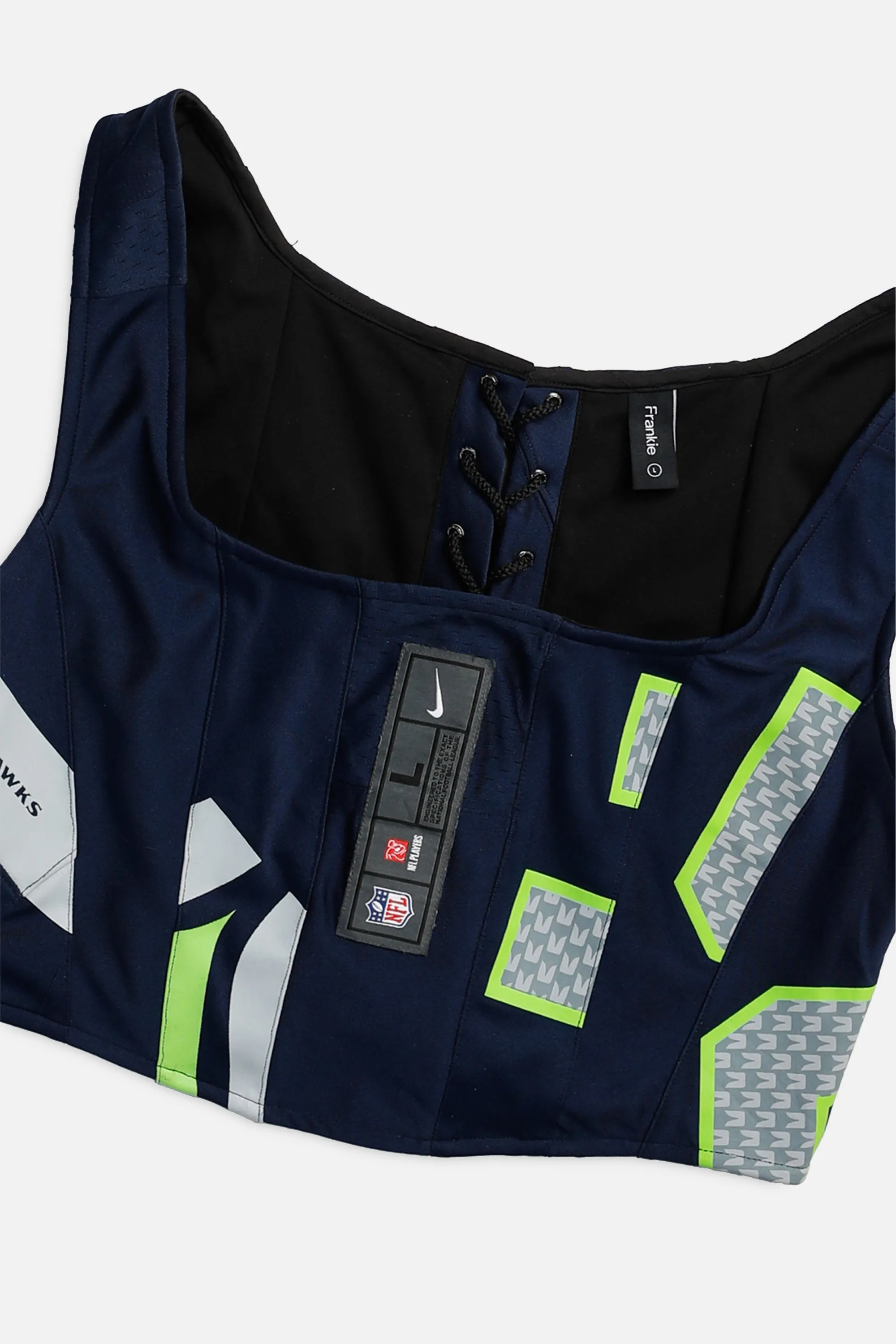 Rework Seattle Seahawks NFL Corset - L Frankie