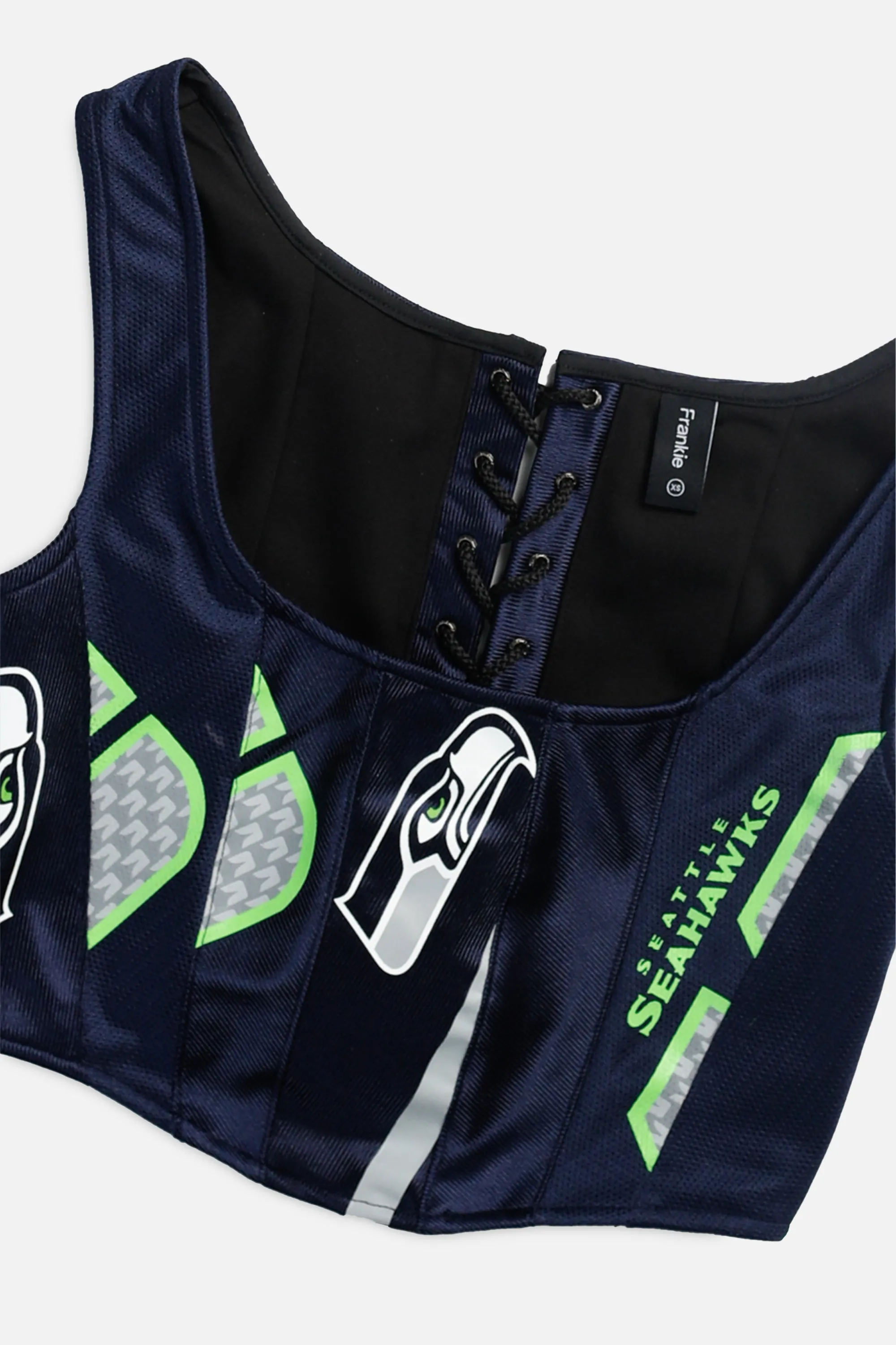 Rework Seattle Seahawks NFL Corset - XS Frankie