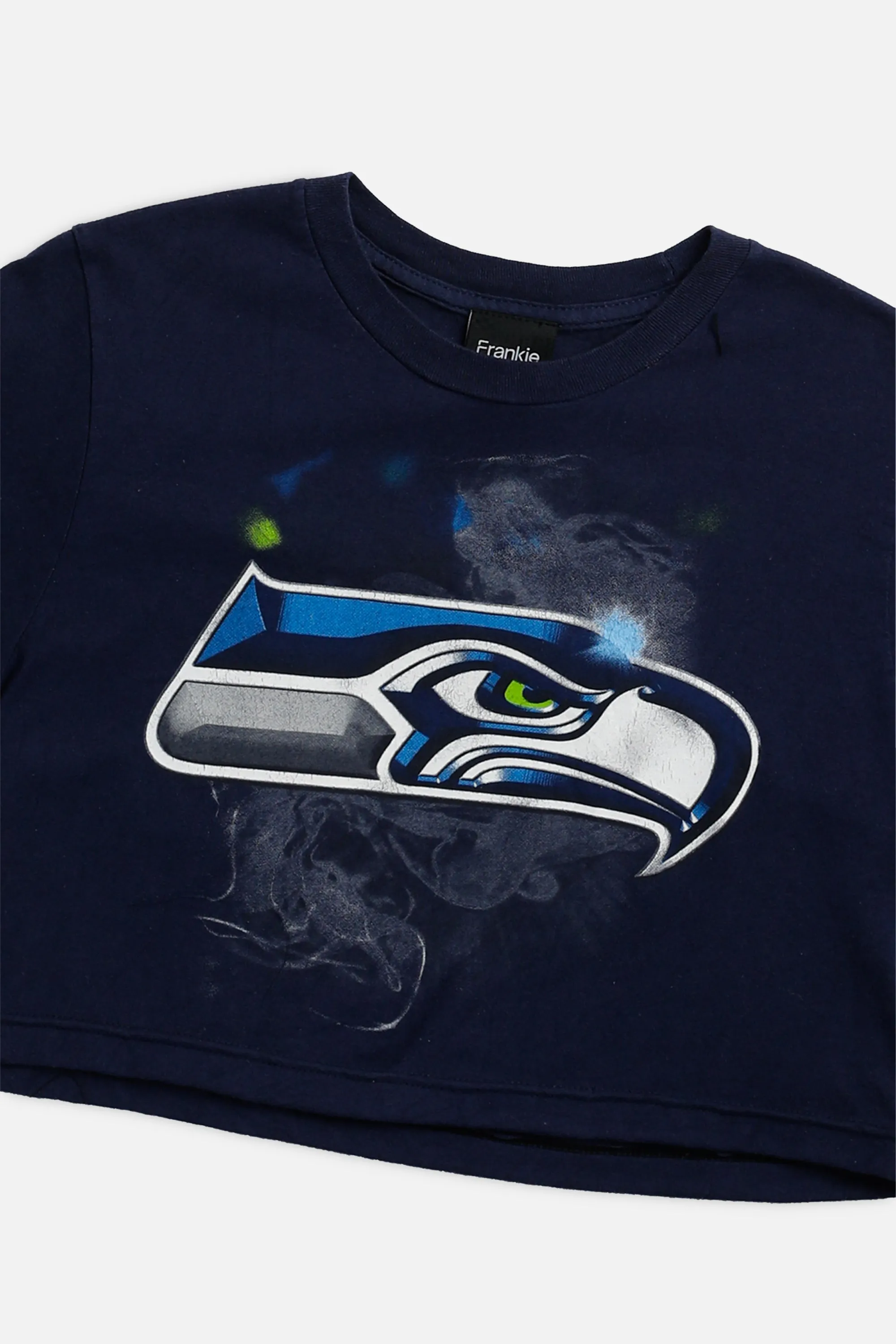 Rework Seattle Seahawks NFL Crop Tee - XS Frankie