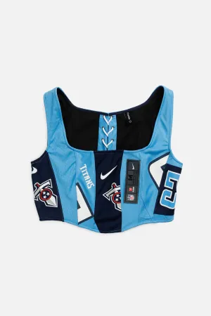 Rework Tennessee Titans NFL Corset - L Frankie