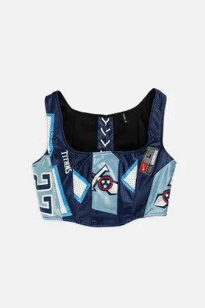 Rework Tennessee Titans NFL Corset - M Frankie
