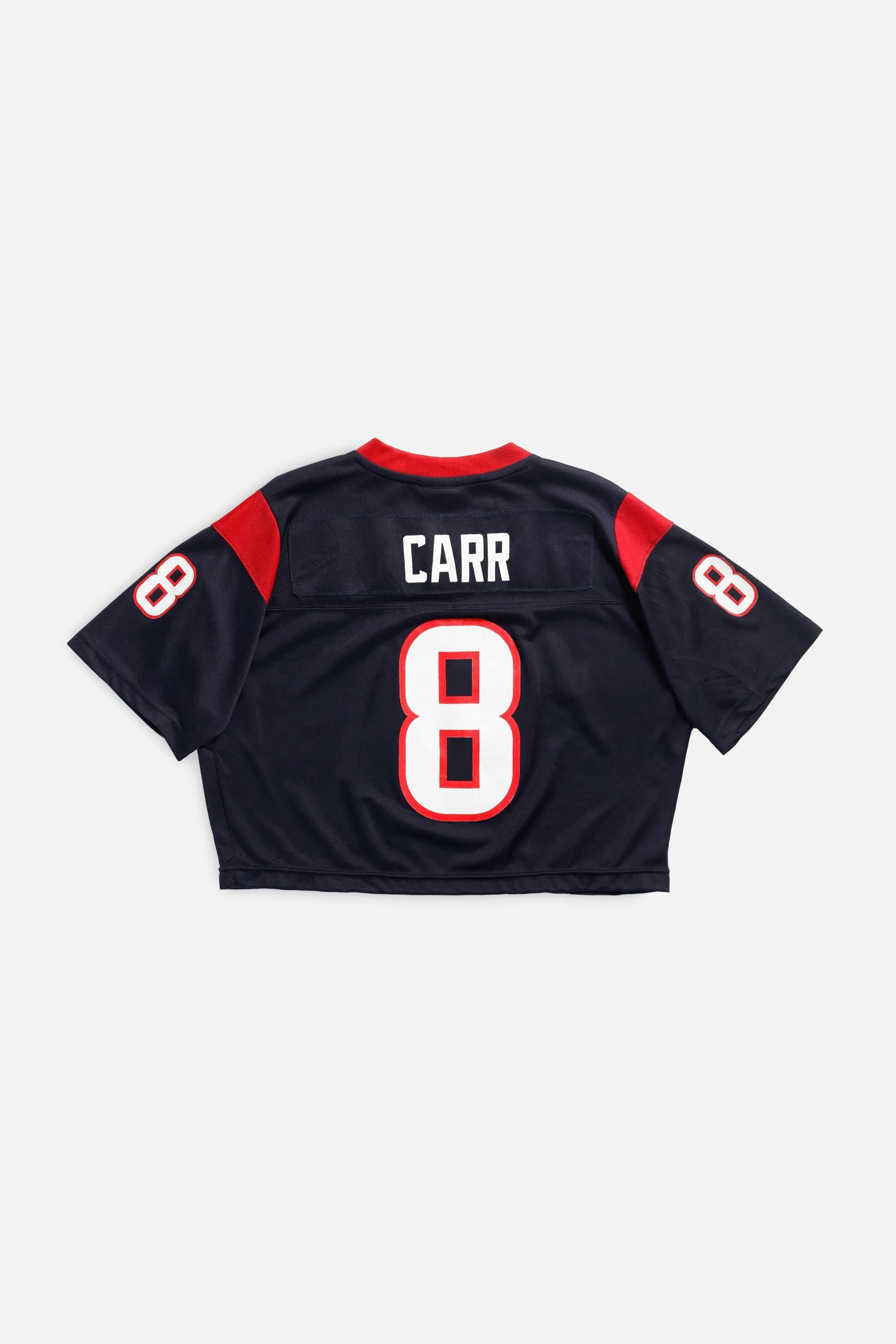 Rework Texans Crop NFL Jersey - L Frankie