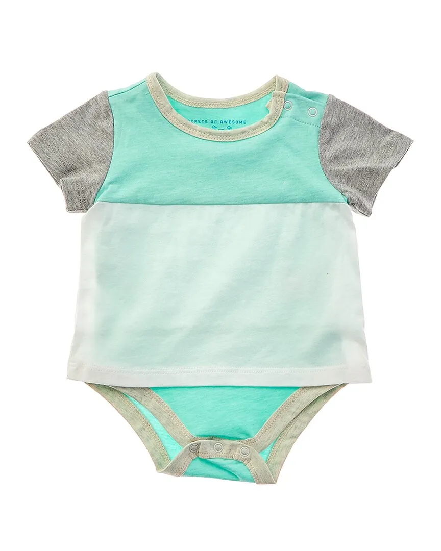 Rockets of Awesome Colorblock Twofer Bodysuit