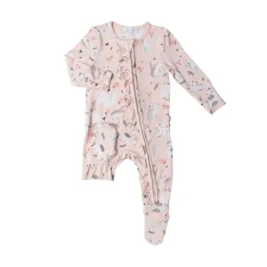 Ruffle Front Zipper Footie - Pretty Kittens | Angel Dear