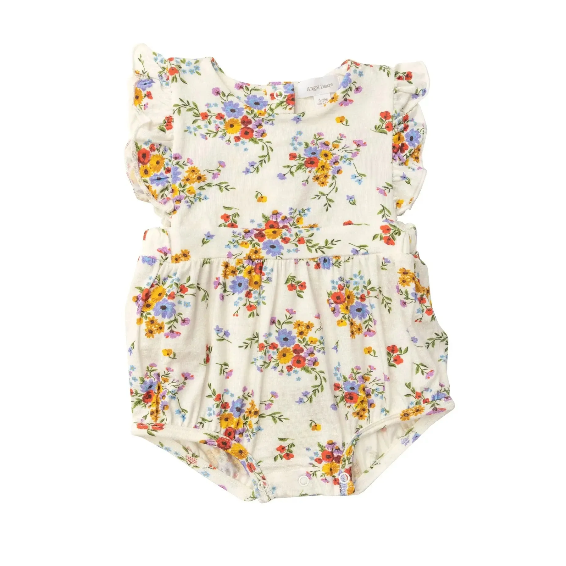 Ruffle Sunsuit - American Bouquet | Angel Dear