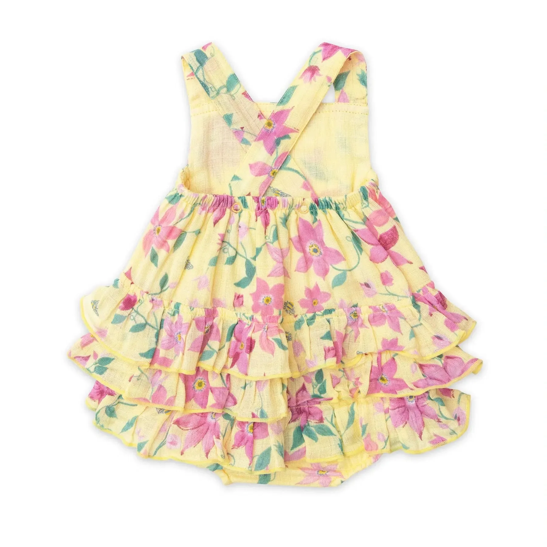 Ruffle Sunsuit - Clematis | Angel Dear