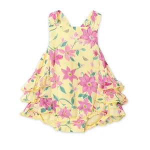 Ruffle Sunsuit - Clematis | Angel Dear