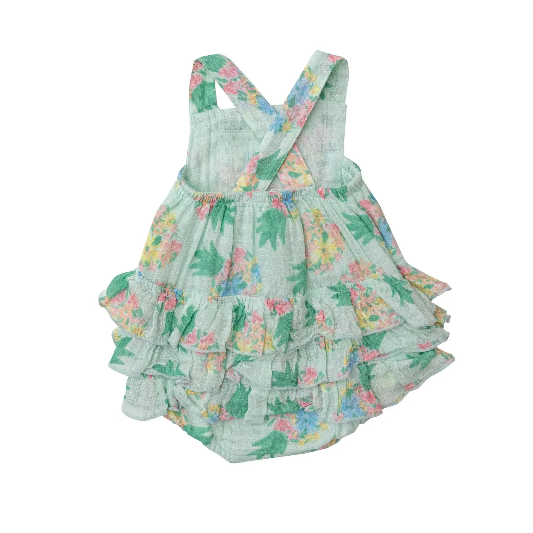 Ruffle Sunsuit - Pretty Pineapples | Angel Dear