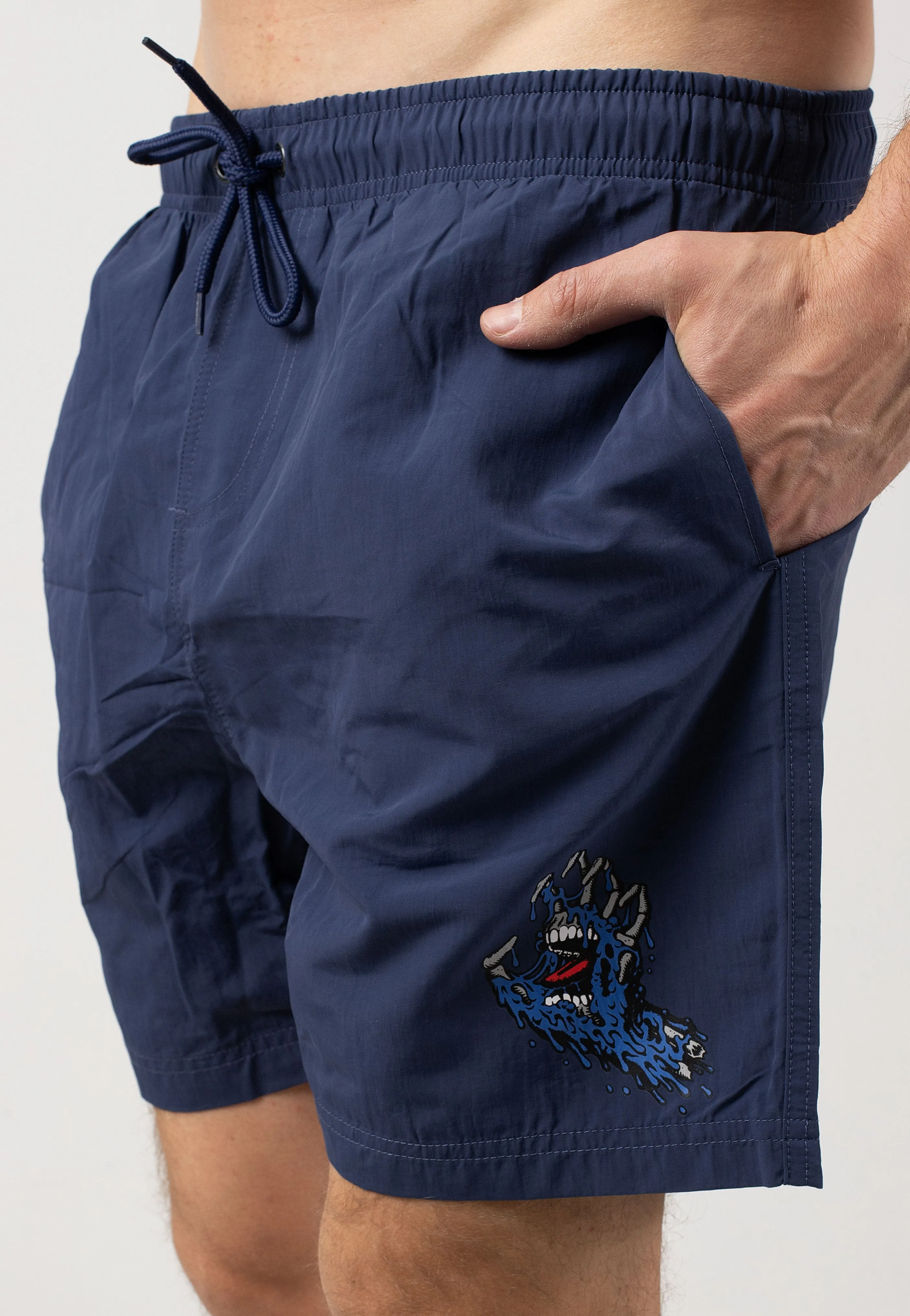 Santa Cruz - Melting Hand Midnight Blue - Board Shorts