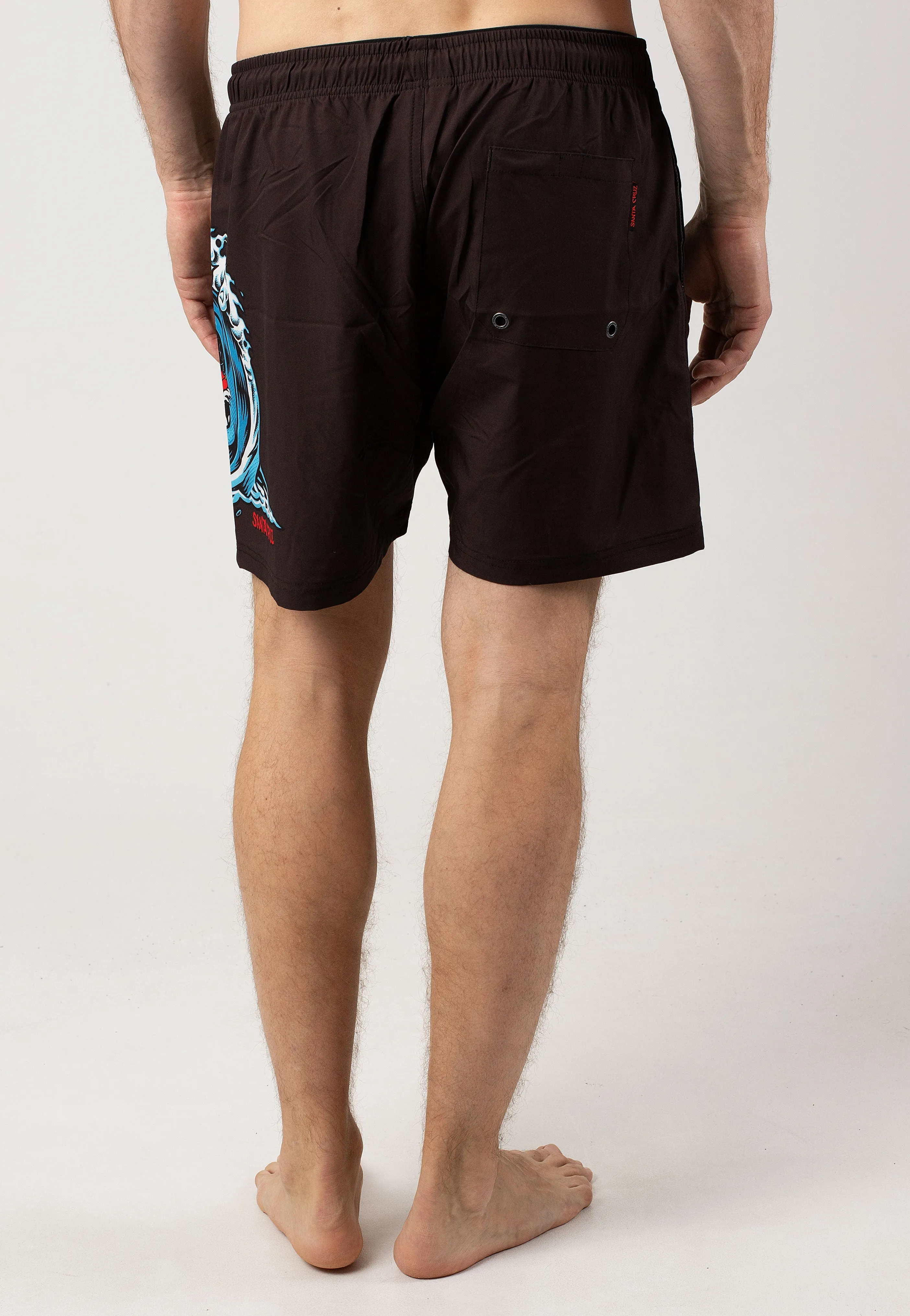 Santa Cruz - Screaming Wave Black - Board Shorts