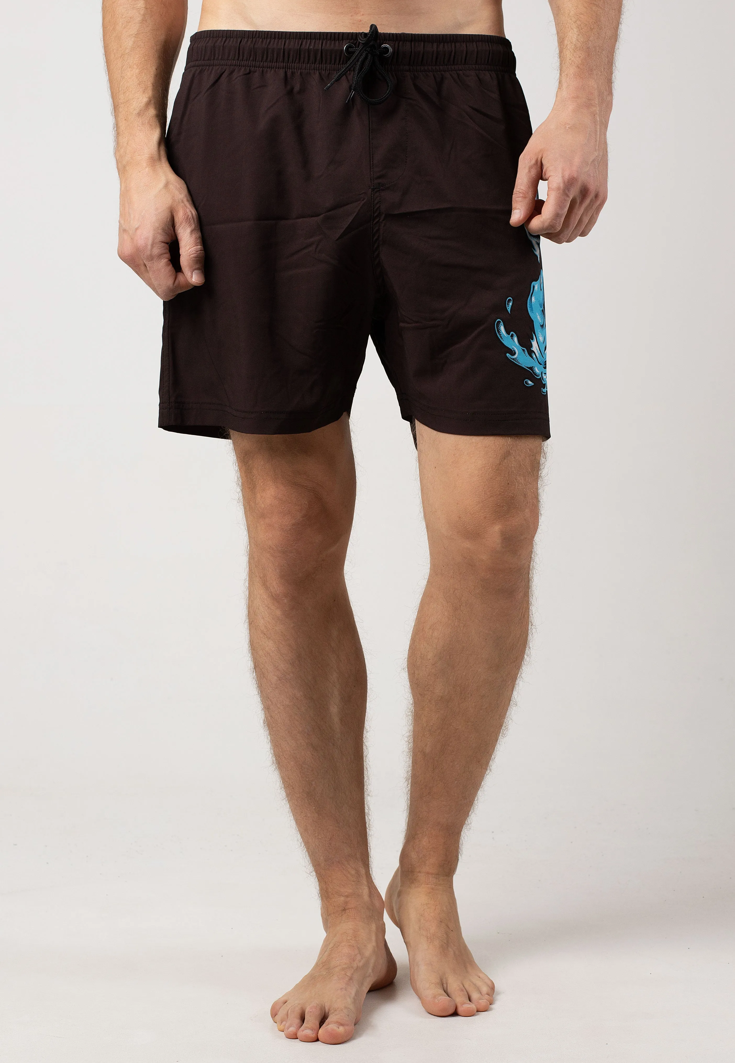 Santa Cruz - Screaming Wave Black - Board Shorts