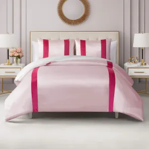 Satin Velvet Stripe Comforter Set Juicy Couture