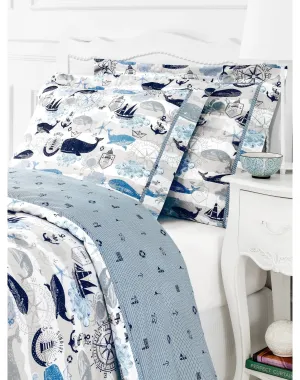 Sea Adventures Flat Sheet | Light Blue TOGAS