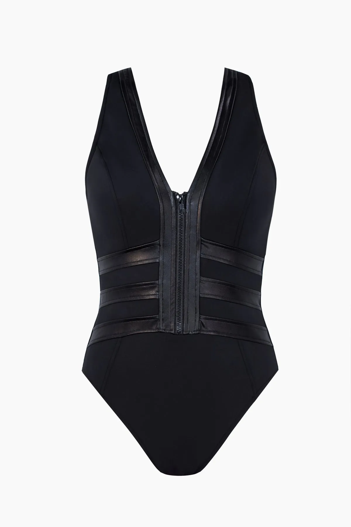 Sean One Piece in Moto Chic