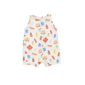 Shortie Romper - BBQ Buddies | Angel Dear