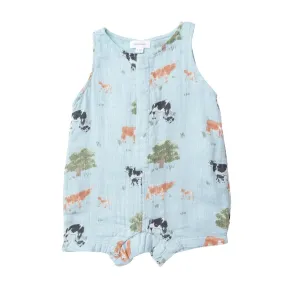 Shortie Romper - Cows | Angel Dear