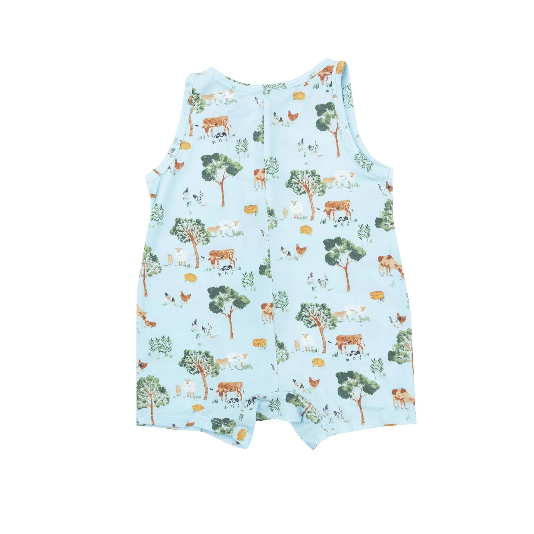 Shortie Romper - Farm Friends | Angel Dear