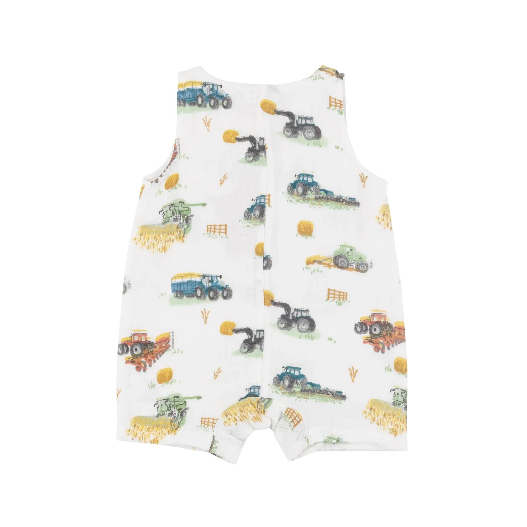 Shortie Romper - Farm Machines | Angel Dear