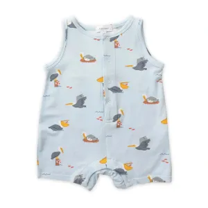 Shortie Romper - Pelicans | Angel Dear