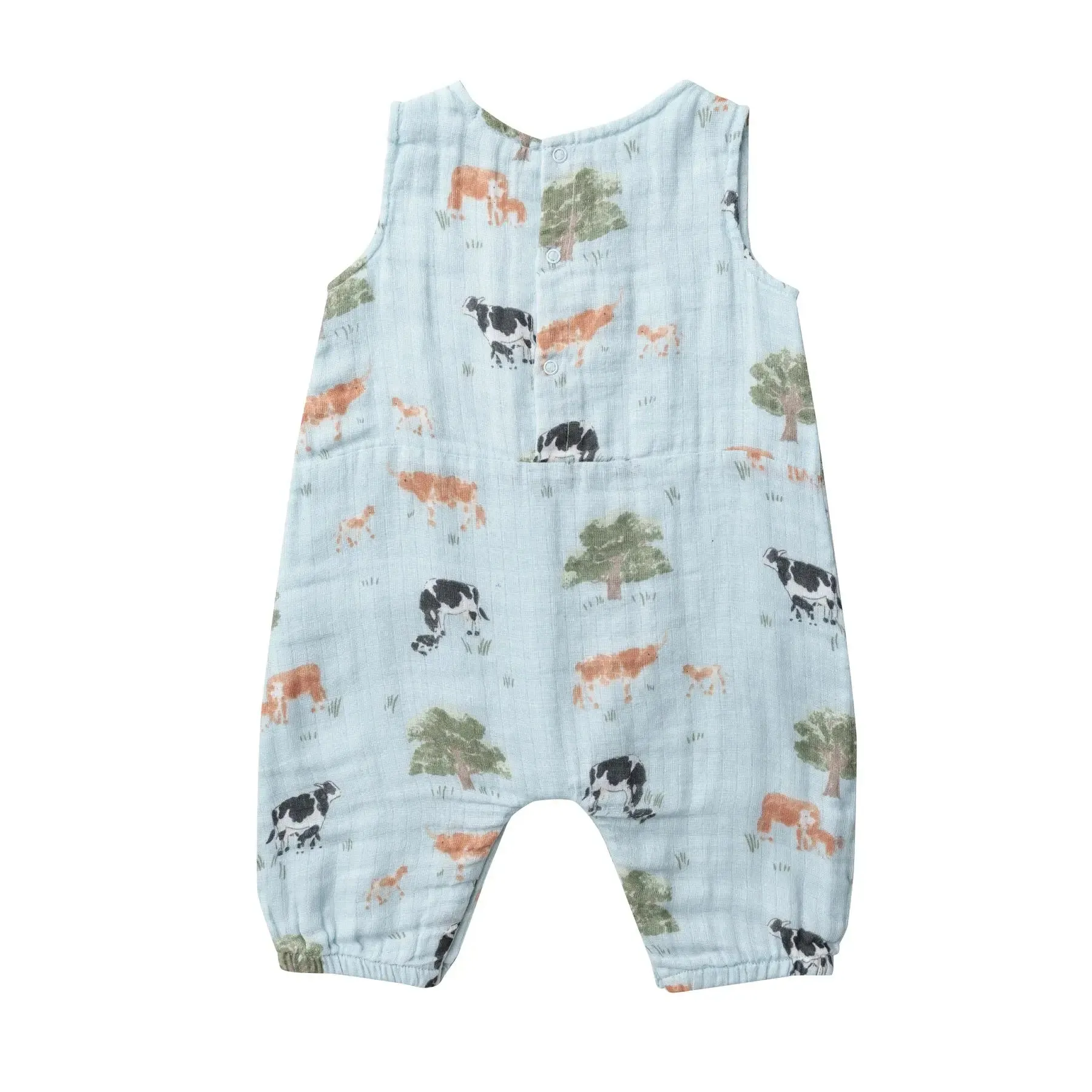 Sleeveless Romper - Cows | Angel Dear