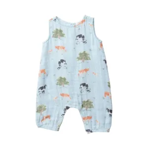 Sleeveless Romper - Cows | Angel Dear