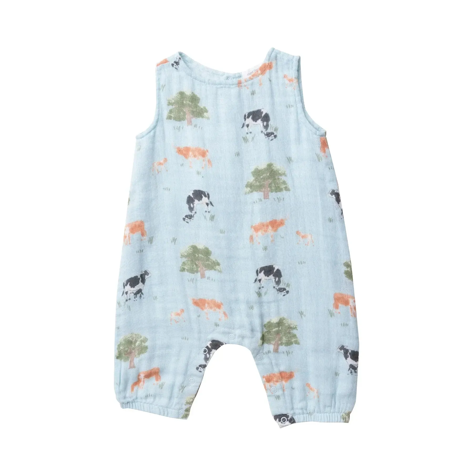Sleeveless Romper - Cows | Angel Dear