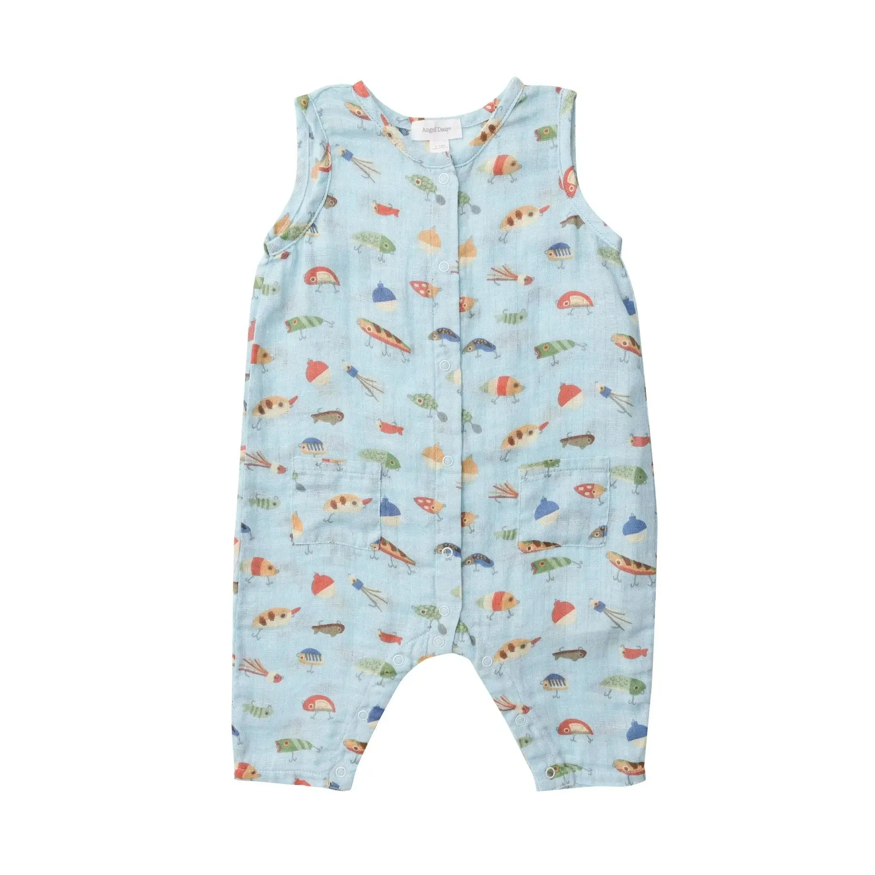 Sleeveless Romper - Fishing Lures | Angel Dear