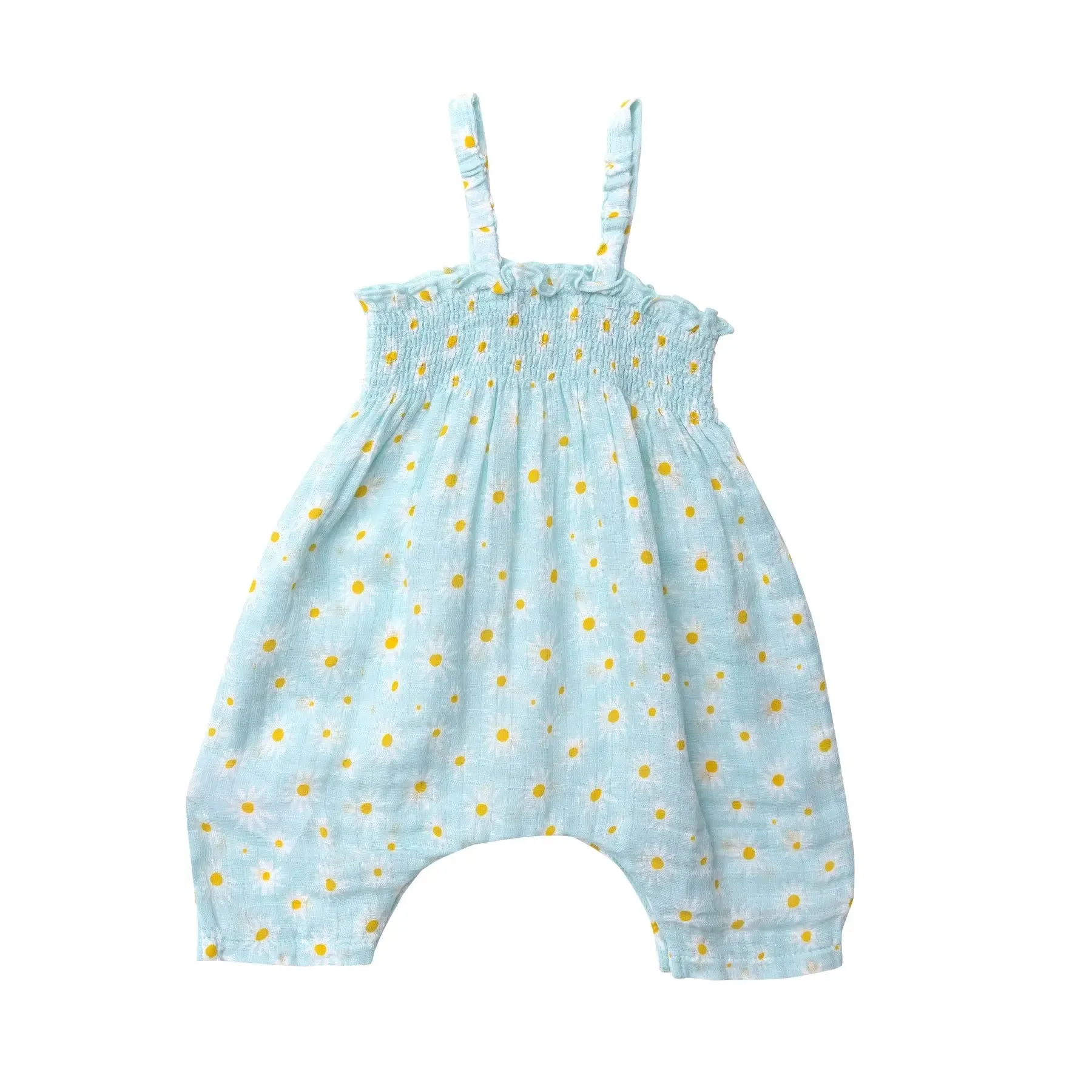 Smocked Romper - Little Daisy | Angel Dear