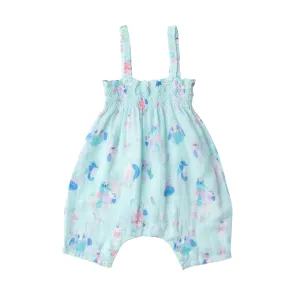 Smocked Romper - Magical Seahorse | Angel Dear