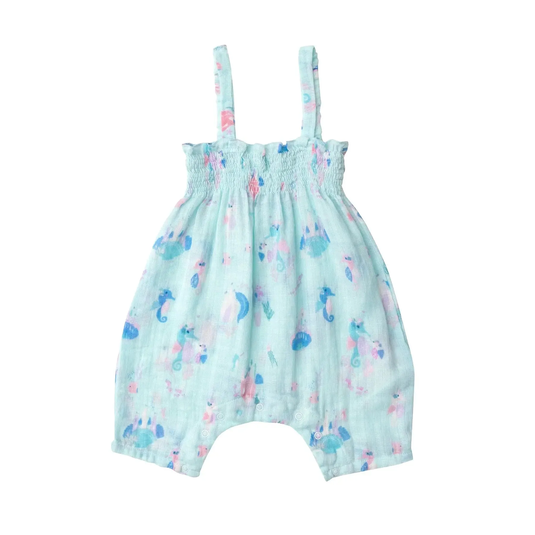 Smocked Romper - Magical Seahorse | Angel Dear