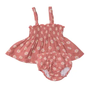Smocked Top and Bloomer - Daisy Dot | Angel Dear