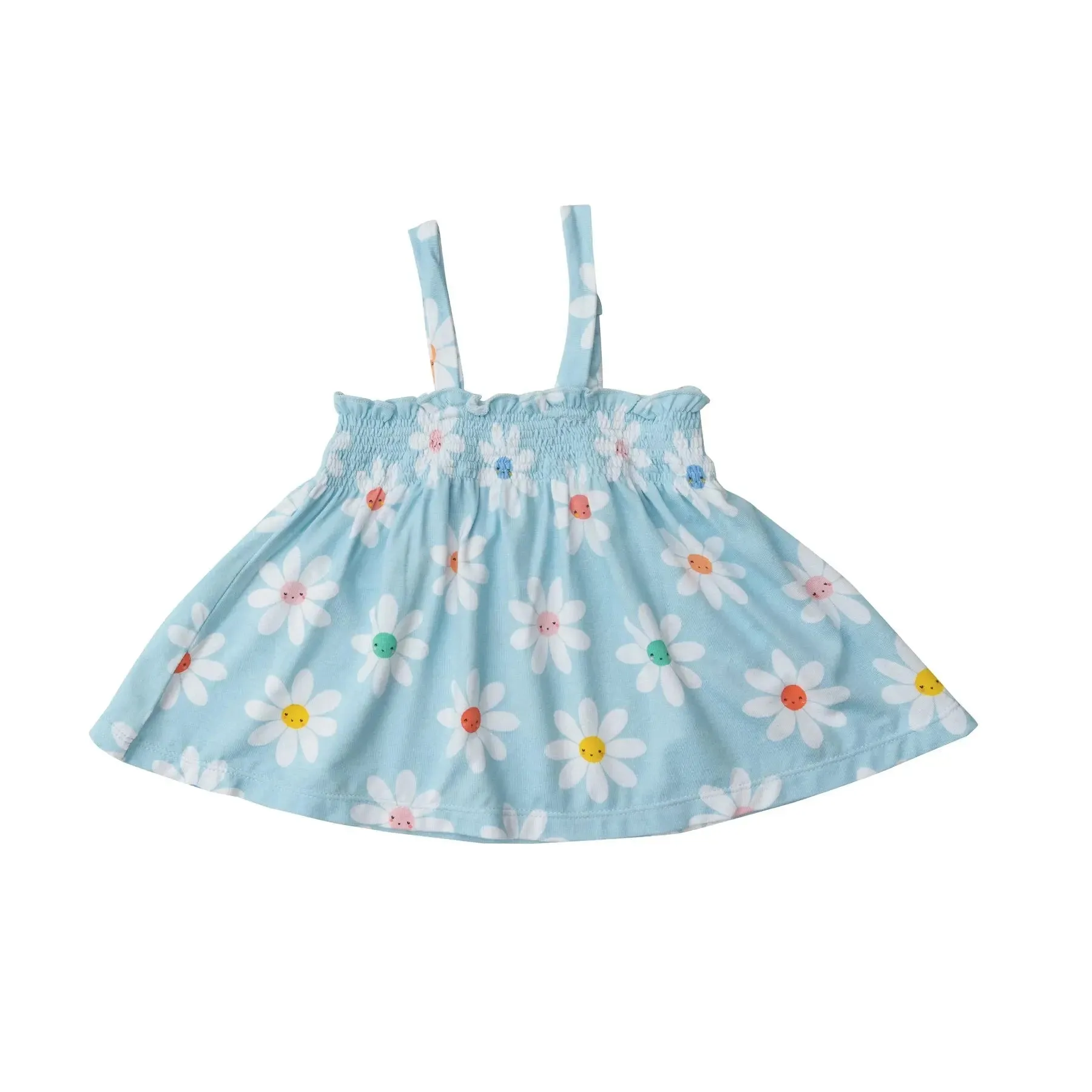 Smocked Top and Bloomer - Daisy Faces | Angel Dear