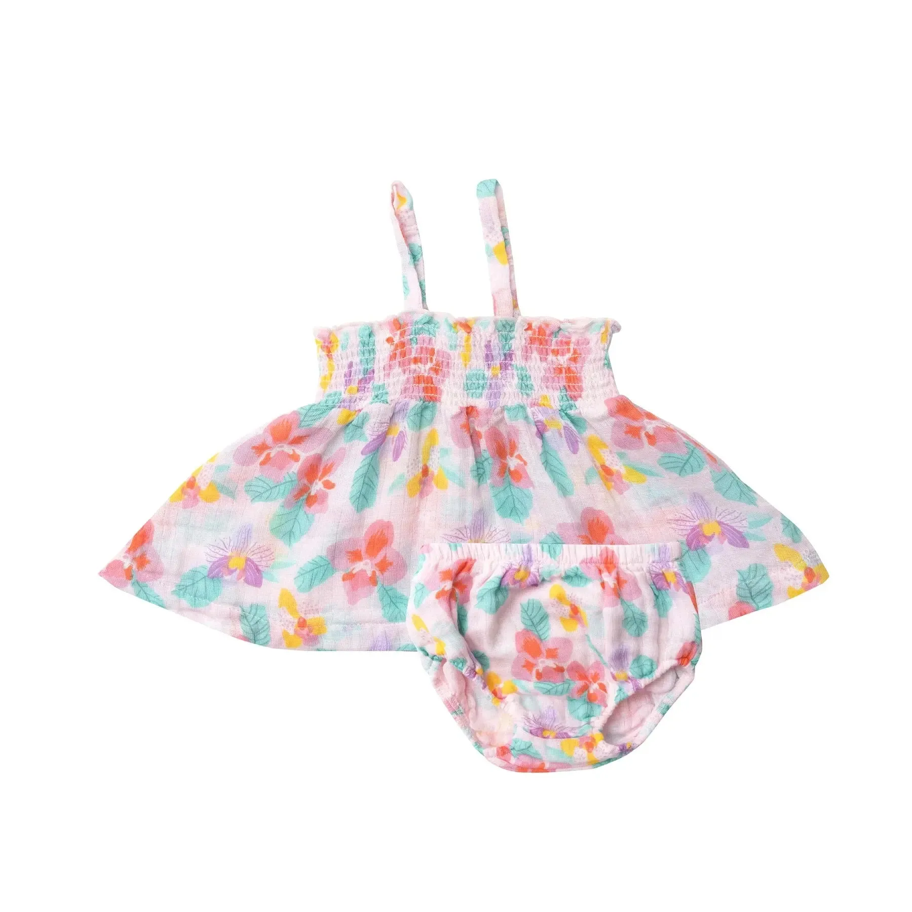 Smocked Top and Bloomer - Orchid | Angel Dear