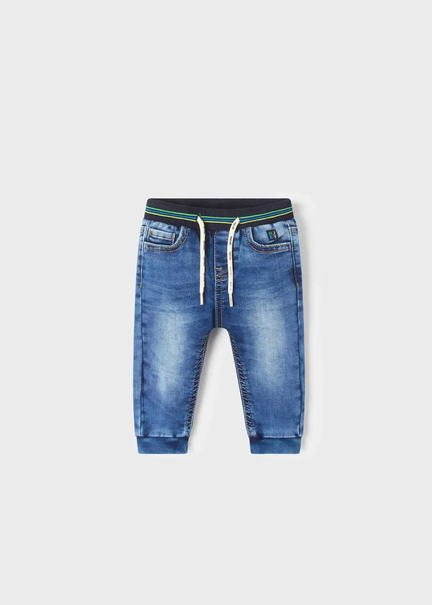 Soft Denim Jogger Pants Baby Boy | Mayoral