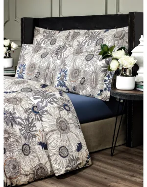 Stephani Pillowcase | White x Blue x Gray TOGAS