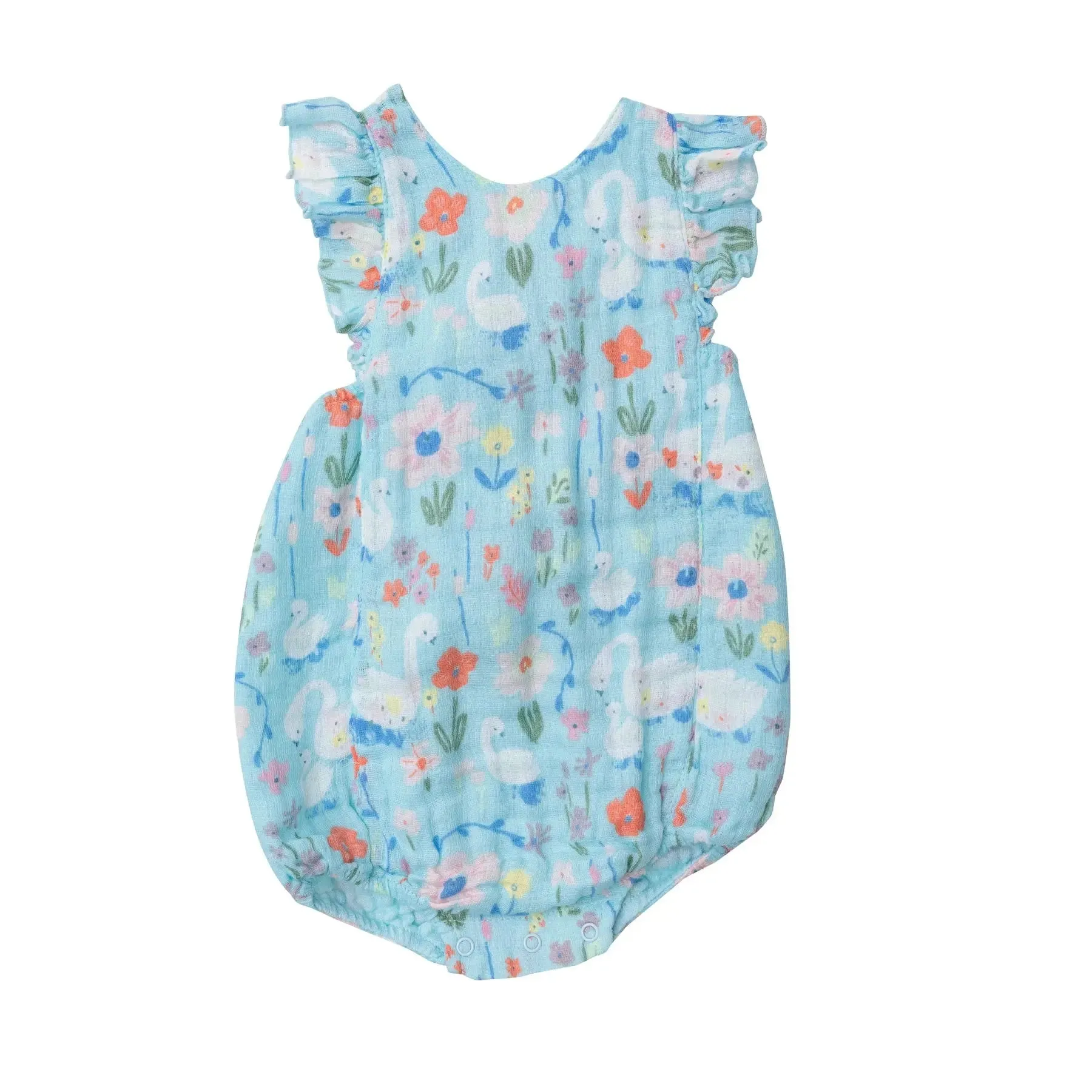 Sunsuit - Floral Swan | Angel Dear