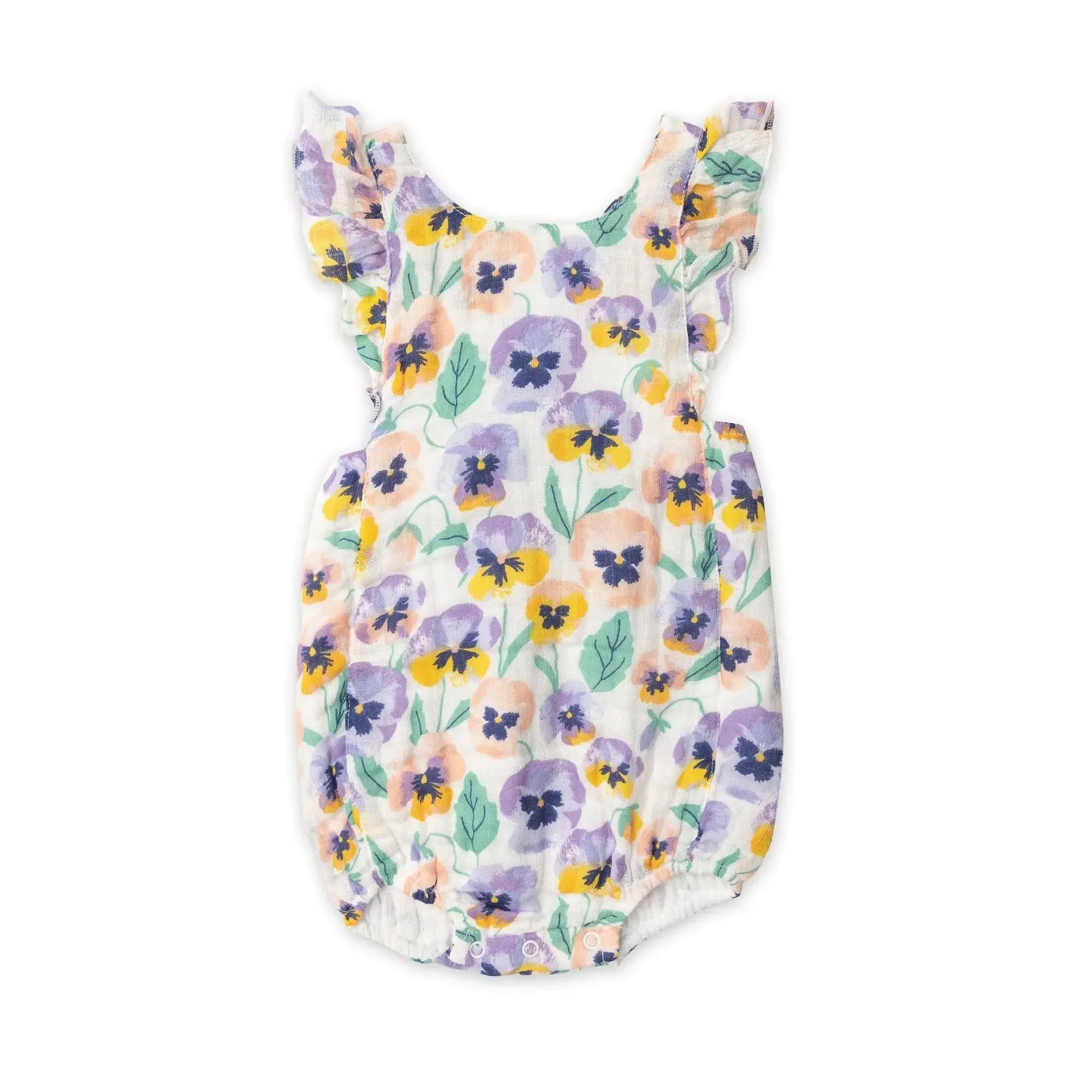 Sunsuit - Pansies | Angel Dear
