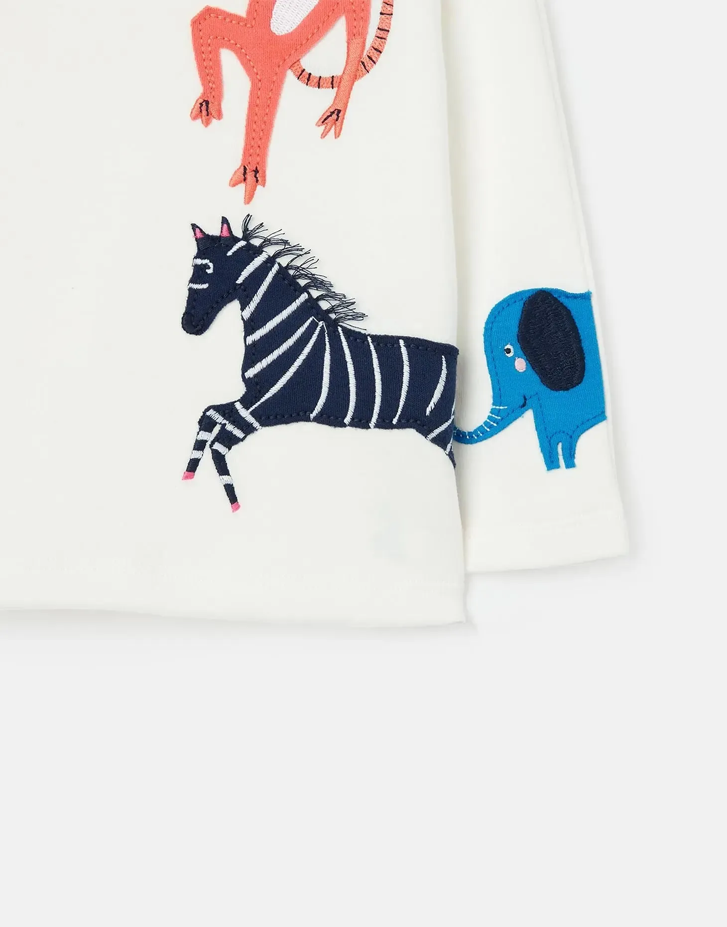 Tate Artwork Long Sleeve T-Shirt - Zoowhite | Joules