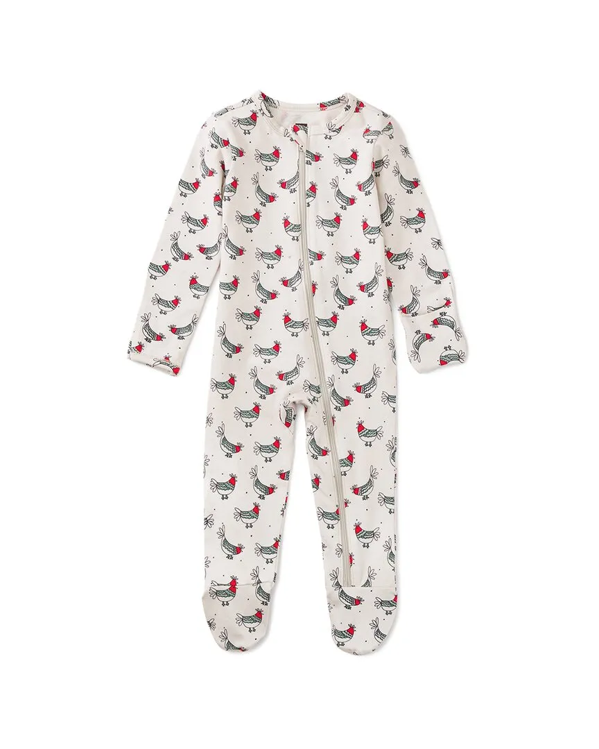 Tea Collection Footed Zip Front Baby Romper