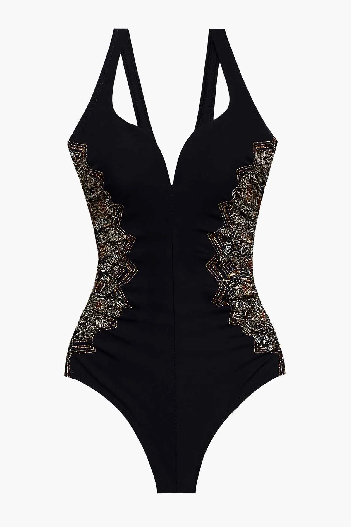 Temptress One Piece in Petal Pusher