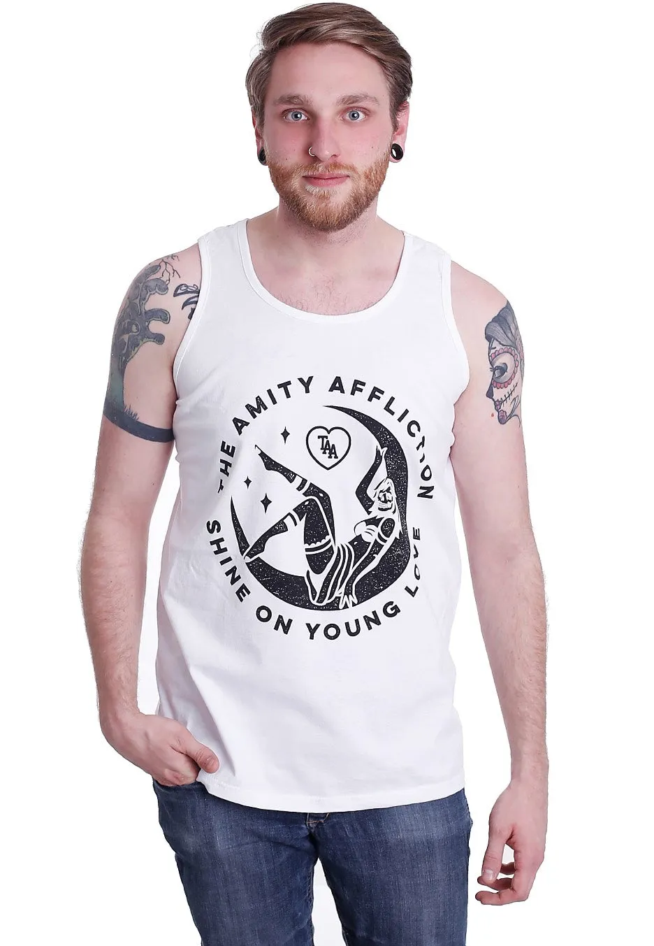 The Amity Affliction - Moon Girl White - Tank